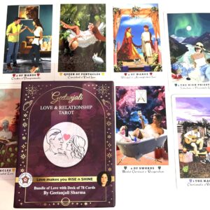 Love & Relationship Tarot Cards Deck – 78 Card Set for Accurate Love Readings, Ideal for Couples, Beginners & Gift – Spiritual Guide for Relationship Clarity