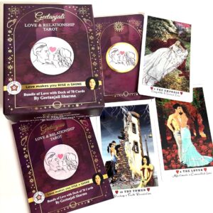 Love & Relationship Tarot Cards Deck – 78 Card Set for Accurate Love Readings, Ideal for Couples, Beginners & Gift – Spiritual Guide for Relationship Clarity