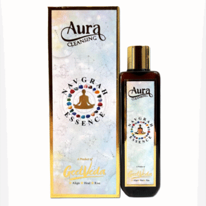 Aura Cleanser Navgrah Essence by GeetVeda – Herbal Bathing Ritual for Energy Cleansing, Aura Protection, Chakra Balance, Vastu & Planetary Healing – Ayurvedic Spray for Spiritual Upliftment – 200ml