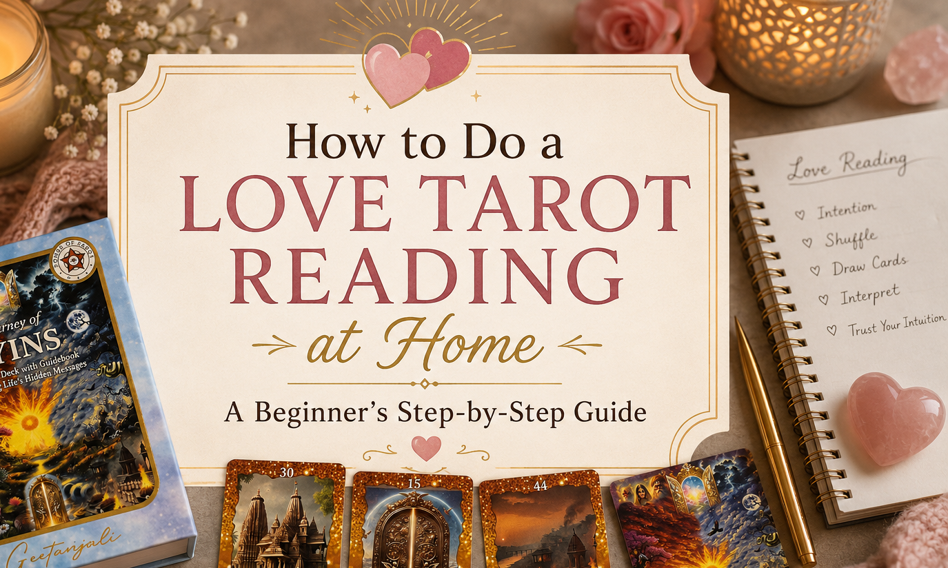 Read more about the article How to Do a Love Tarot Reading at Home – A Beginner’s Step-by-Step Guide