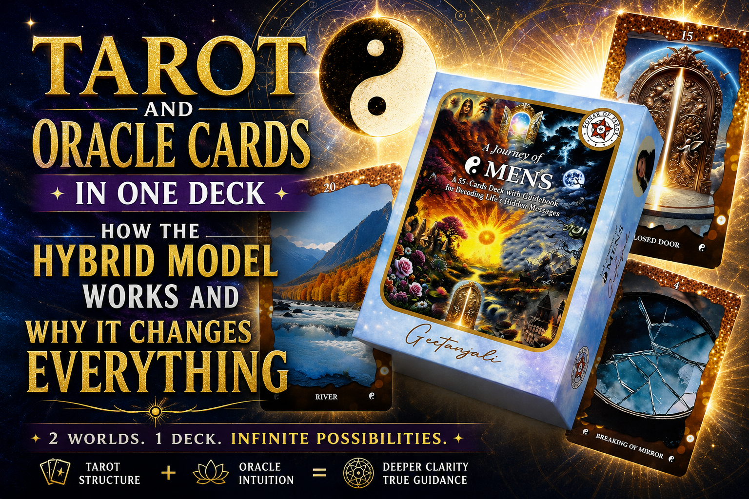 You are currently viewing Tarot and Oracle Cards in One Deck – How the Hybrid Model Works and Why It Changes Everything