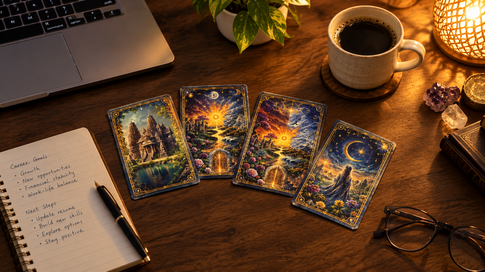 You are currently viewing Tarot Card Reading for Career: What the Cards Say About Your Job & Growth